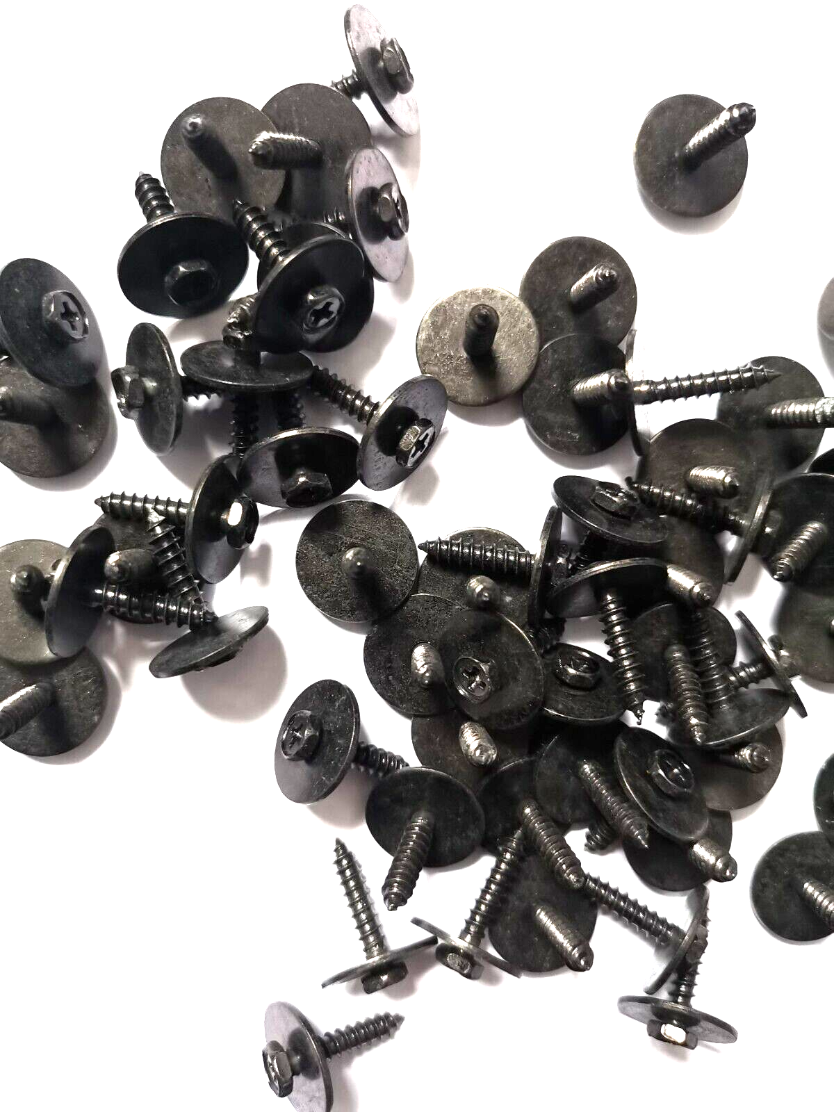 20x 19mm Self Tapping Tapper Screw & Washer Phillips Hex Head 7mm Screws