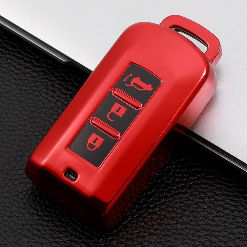 TPU Remote Key Fob Case Cover for Mitsubishi Outlander 2014 Pajero Delica