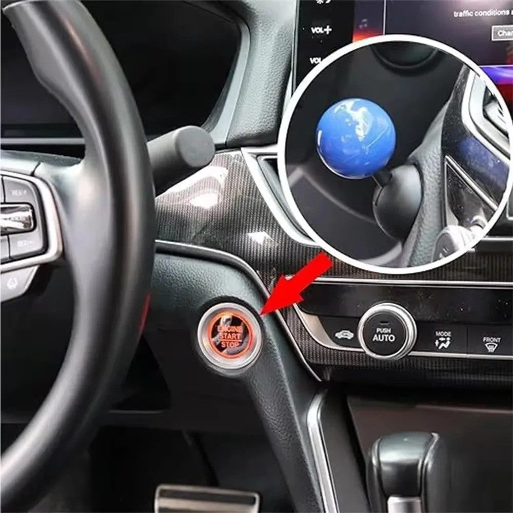 Car Start Stop Lever Start Button Push Start Auto Ignition Button Cover