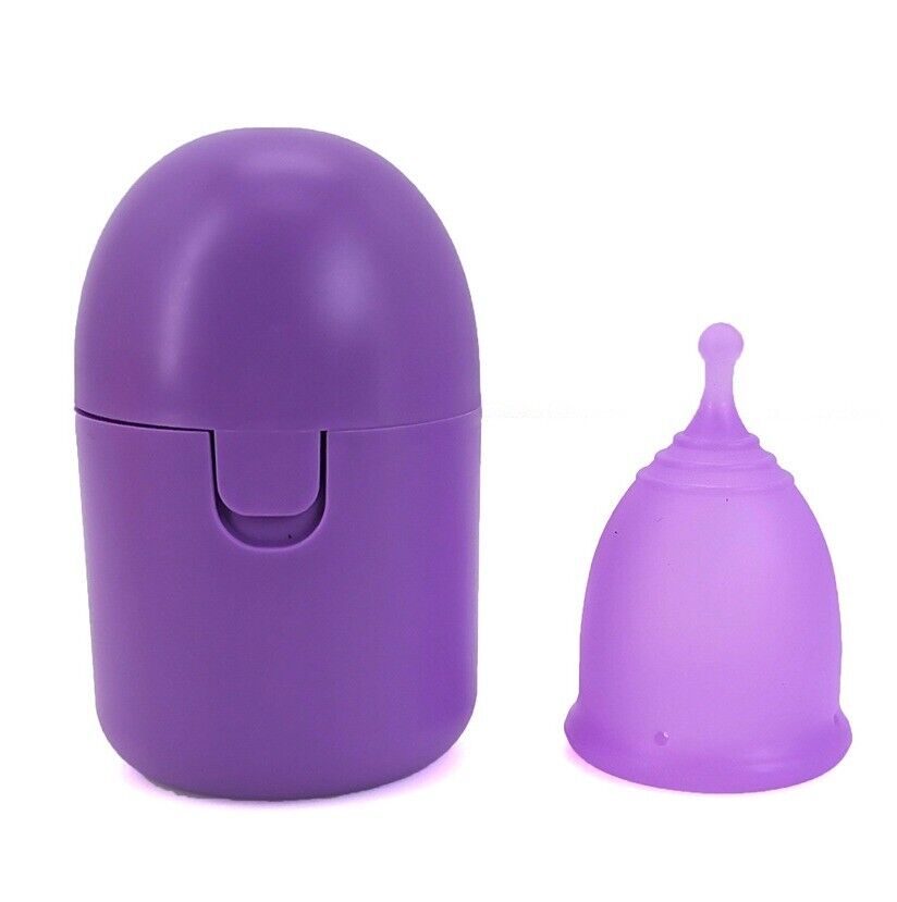 Menstrual Period Cup with Storage Case Portable Women Period Cup