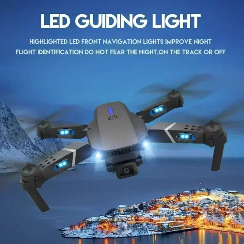 Pro WiFi FPV Drone Wide Angle HD 4K 1080P Camera Height Hold RC Foldable Drone