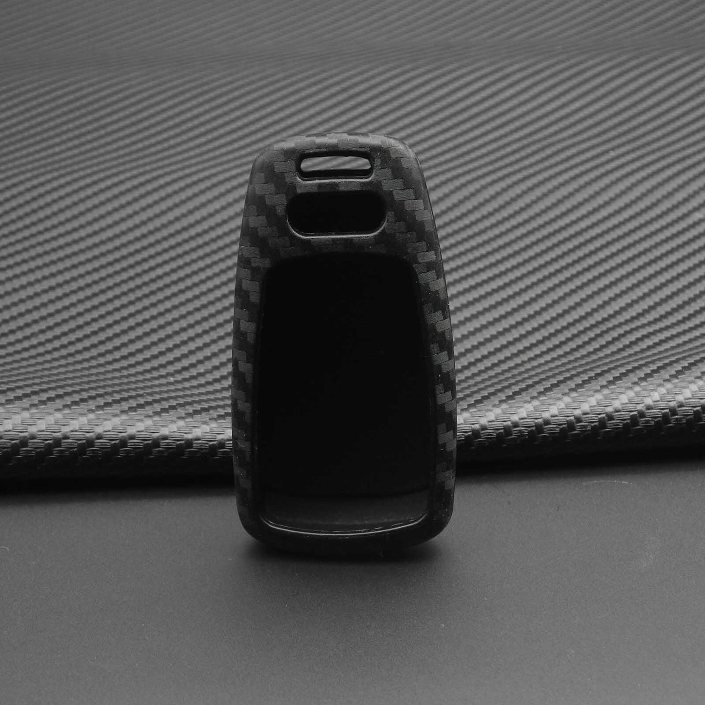Remote Key Fob Carbon Case Cover for Audi A4 B9 Q5 Q7 TT TTS 8S 2016 2017