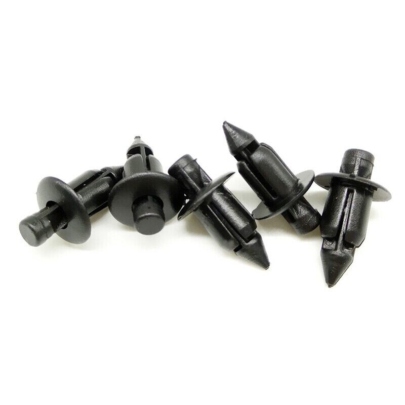 20x Honda Suzuki Kawasaki Yamaha Plastic Rivet Trim Clips for Bike 6mm