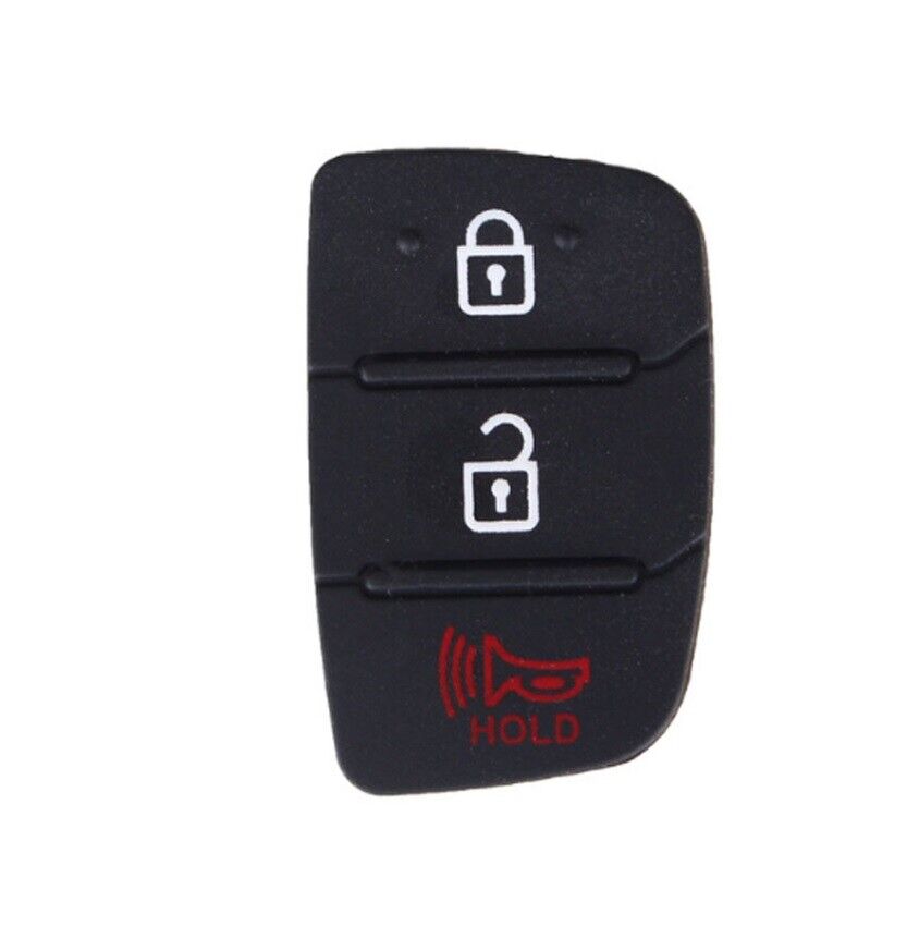 Hyundai Ix35 Mistra Santa Fe I40 I20 3 Button Remote Key Fob Rubber Pad