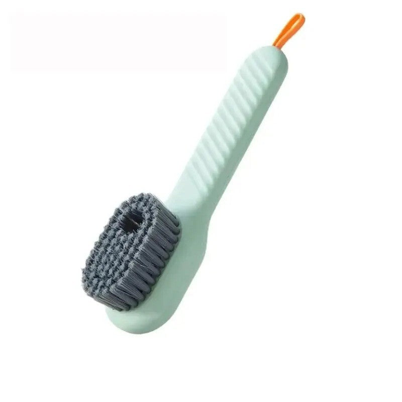 1x Multifunction Cleaning Shoe Brush Soft Automatic Liquid Shoe Brush with Hook