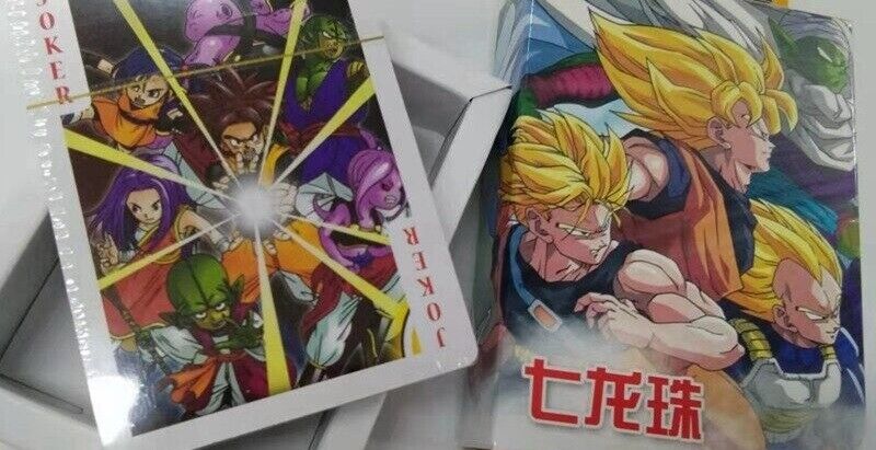 Game Playing Cards Dragon Ball Poker Cards for Birthday Gift Present