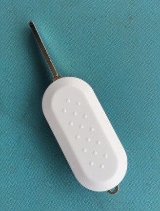 White 3 Button Remote Fob Shell Key fits Fiat 500 Panda Brava Punto Stilo