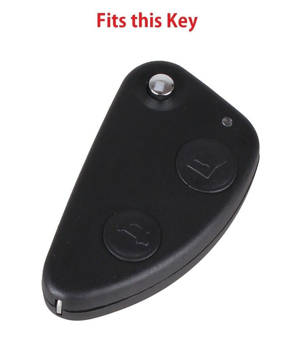 Silicone Key Cover Case for Alfa Romeo 147 156 166 GT JTD TS Fob Skin