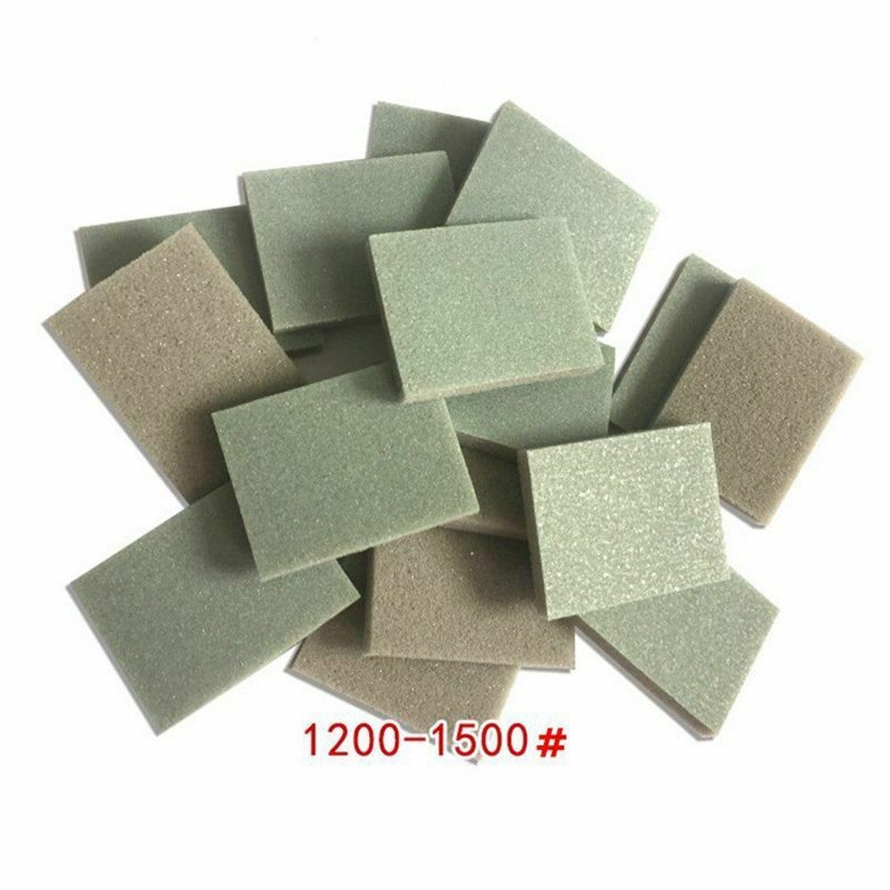1x Sponge Sandpaper Polishing Grinding Fiberglass Plastic Molding Wet Dry