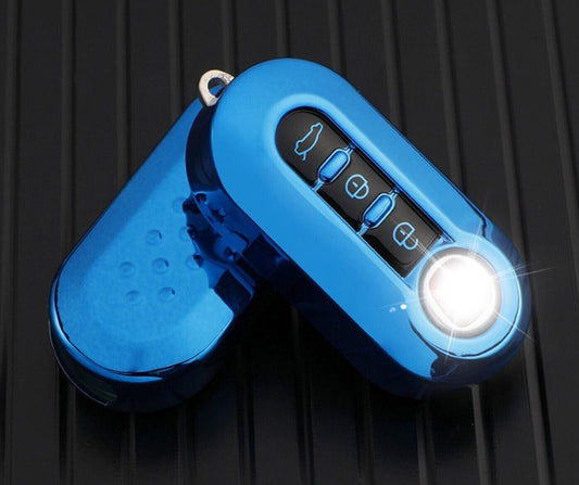 Key Cover for Fiat TPU Remote Key Case Cover for 500 Panda Punto Bravo Ducato