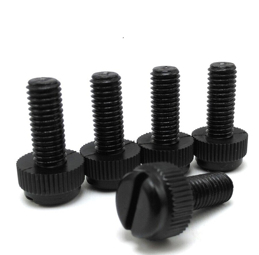 M3 M4 M5 M6 M8 Nylon Plastic Slotted Bolt Thumb Screws 6-40mm