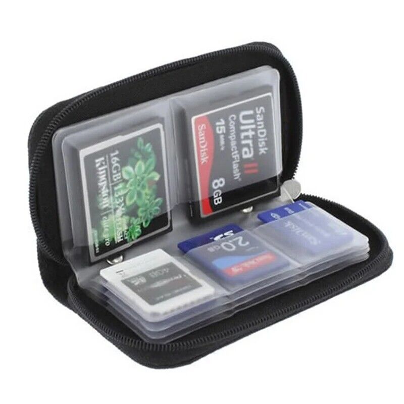 22 in 1 Game Memory Card Storage Bag Carrying Case Holder for CF/SD/Micro SD/SDH