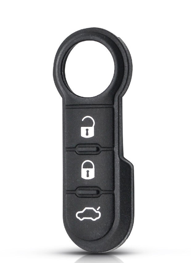 3 Button Remote Key Fob Rubber Pad Replacement Repair for Fiat 500