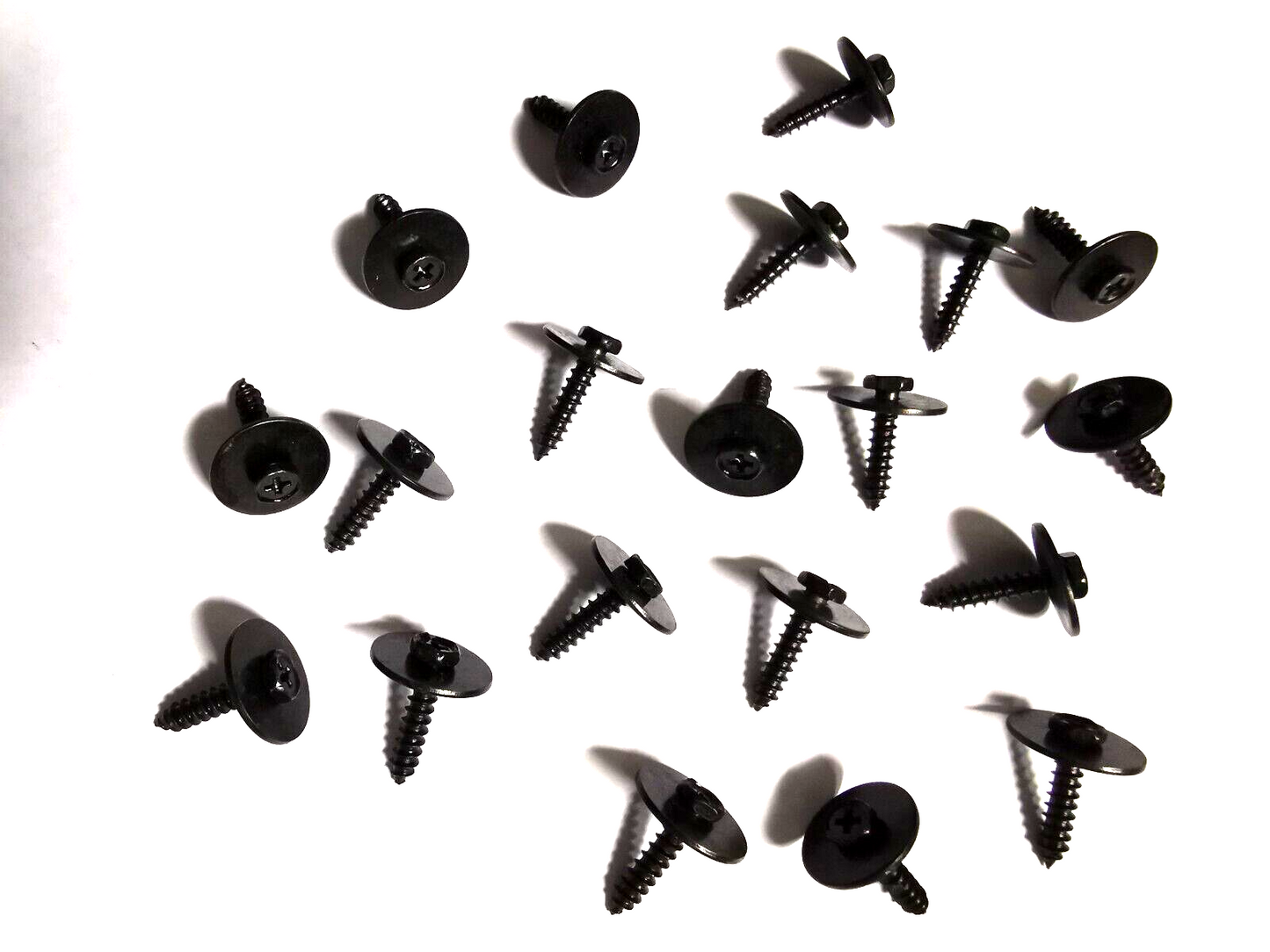20x 19mm Self Tapping Tapper Screw Washer Phillips Hex Head 7mm Screws