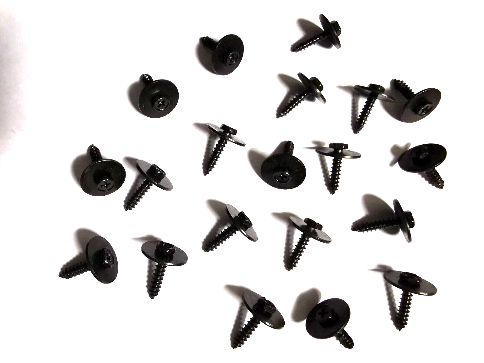 20x 19mm Self Tapping Tapper Screw Washer Phillips Hex Head 7mm Screws