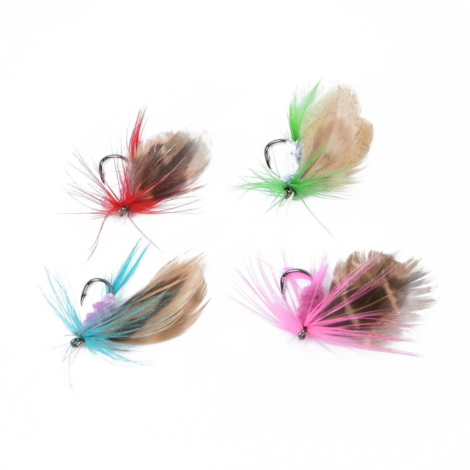 12pcs set Insects Flies Fly Fishing Lures Bait High Carbon Steel Hook