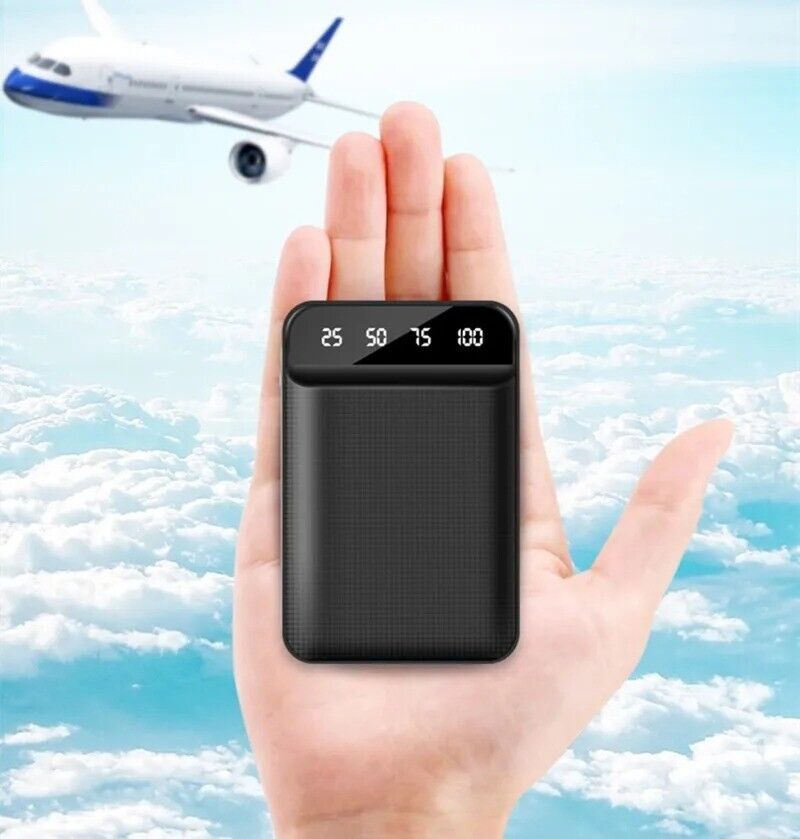 99000mAh Portable Mini Power Bank Digital Display Type-C Micro USB Ports