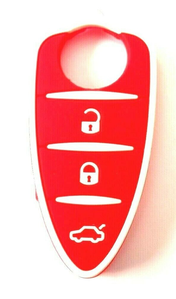 3 Button Key Rubber Pad Replacement Insert for Alfa Romeo