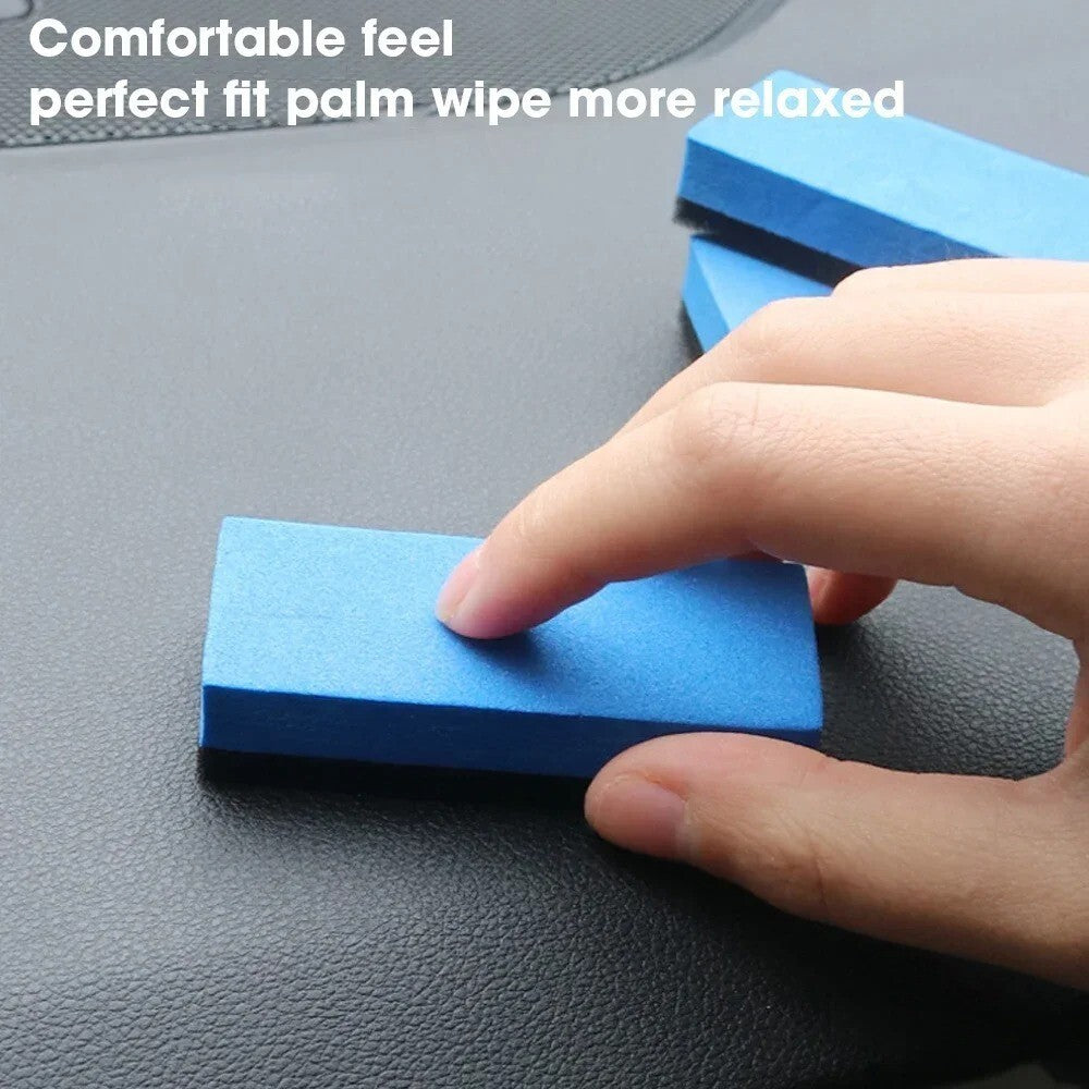 5x Car Ceramic Coating Sponge Applicator Glass Nano Wax Coat Sponges