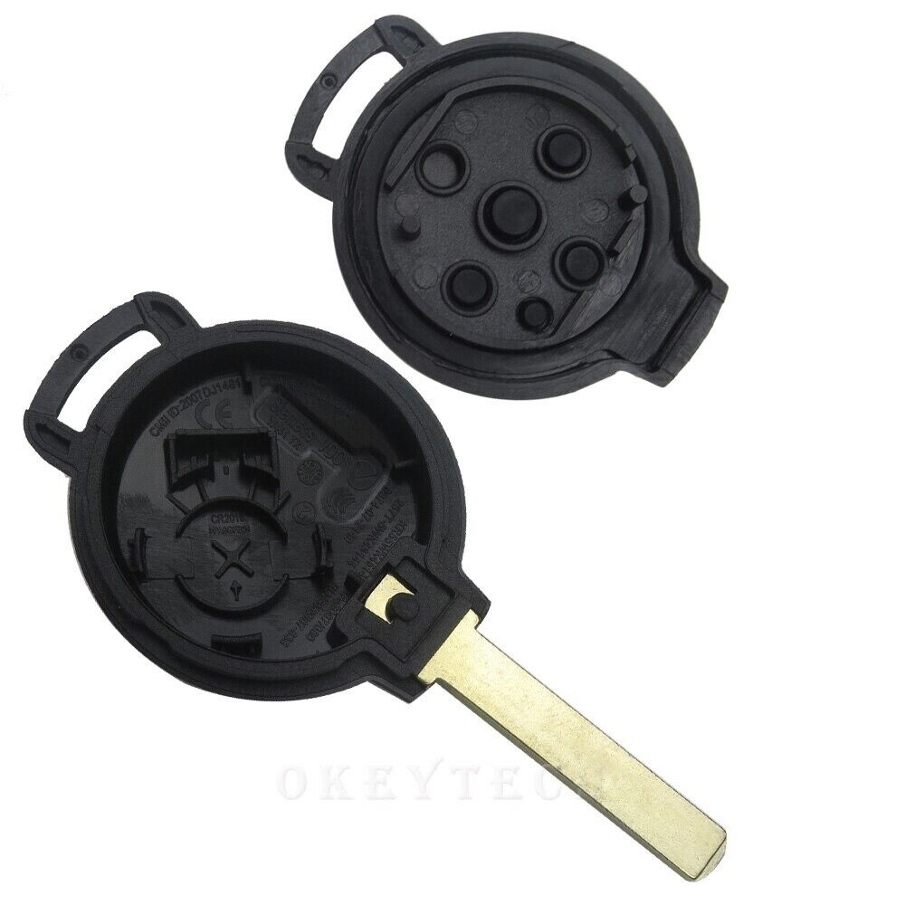 3 Button Remote Key Shell Fob Case Cover for Mercedes Benz MB Smart 451