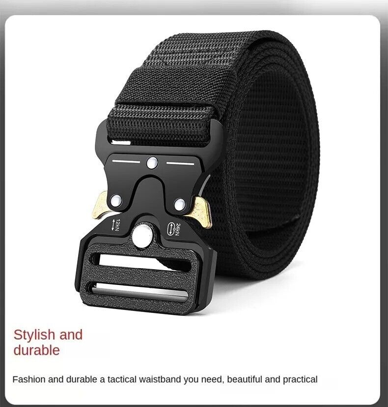 Men Belt Army Outdoor Hunting Tactical Multi Function Combat Survival Belt