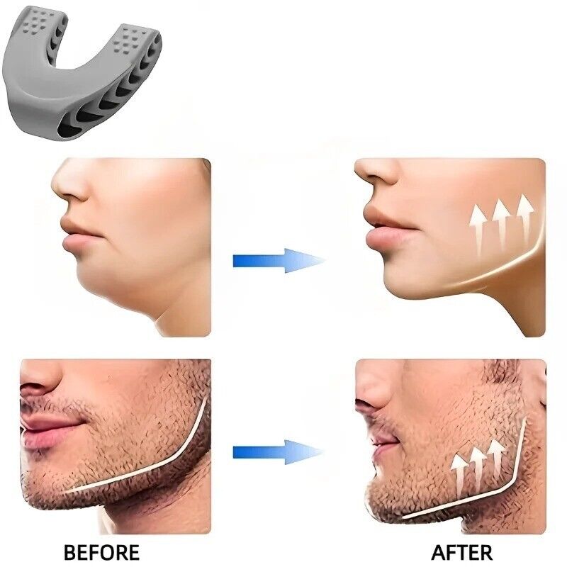 U Shape Facial Jaw Exerciser And Neck Toning Jawline for Men Women Face Muscle