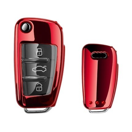 3 Button Remote Key Fob Case Cover for Audi A B C Q S RS TT