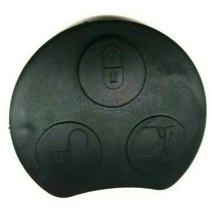 3 Button Key Pad Rubber Replacement for Mercedes Forfour Fortwo City Smart Car