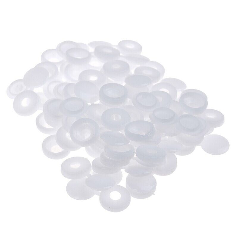 Hinged Screw Cover Fold Plastic Caps Buttons for Car Furniture