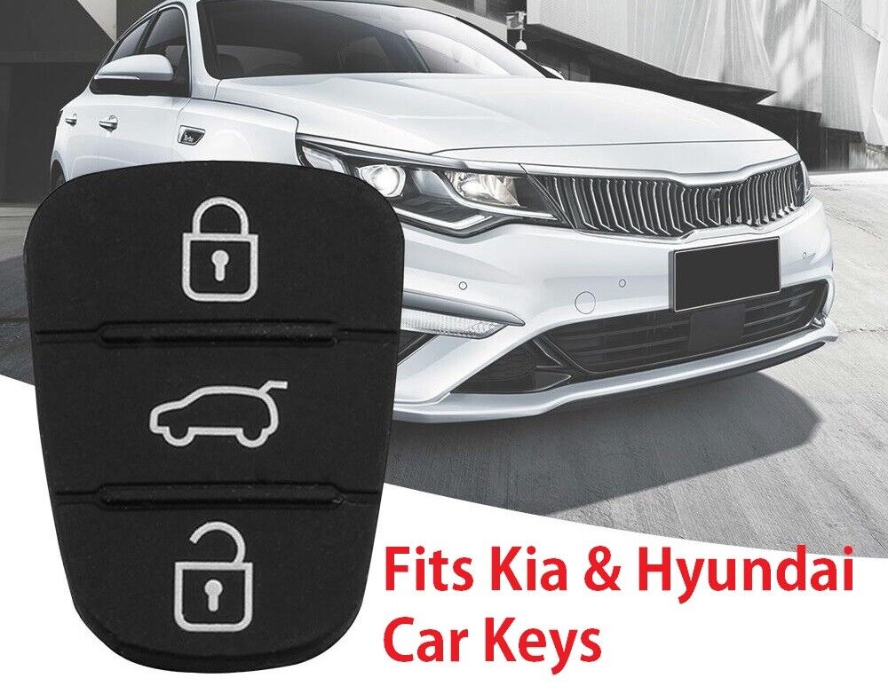 3 BUTTON REMOTE KEY FOB RUBBER PAD INSERT REPAIR FOR KIA RIO CEED PICANTO