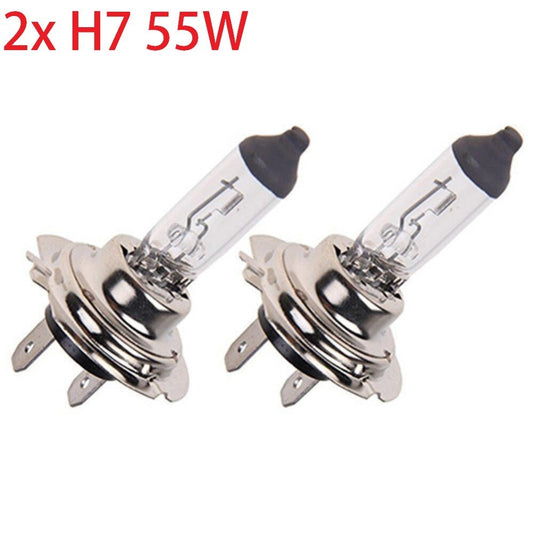 2x H7 55W 4300K 12V Xenon Headlight Bulbs Bright Yellow