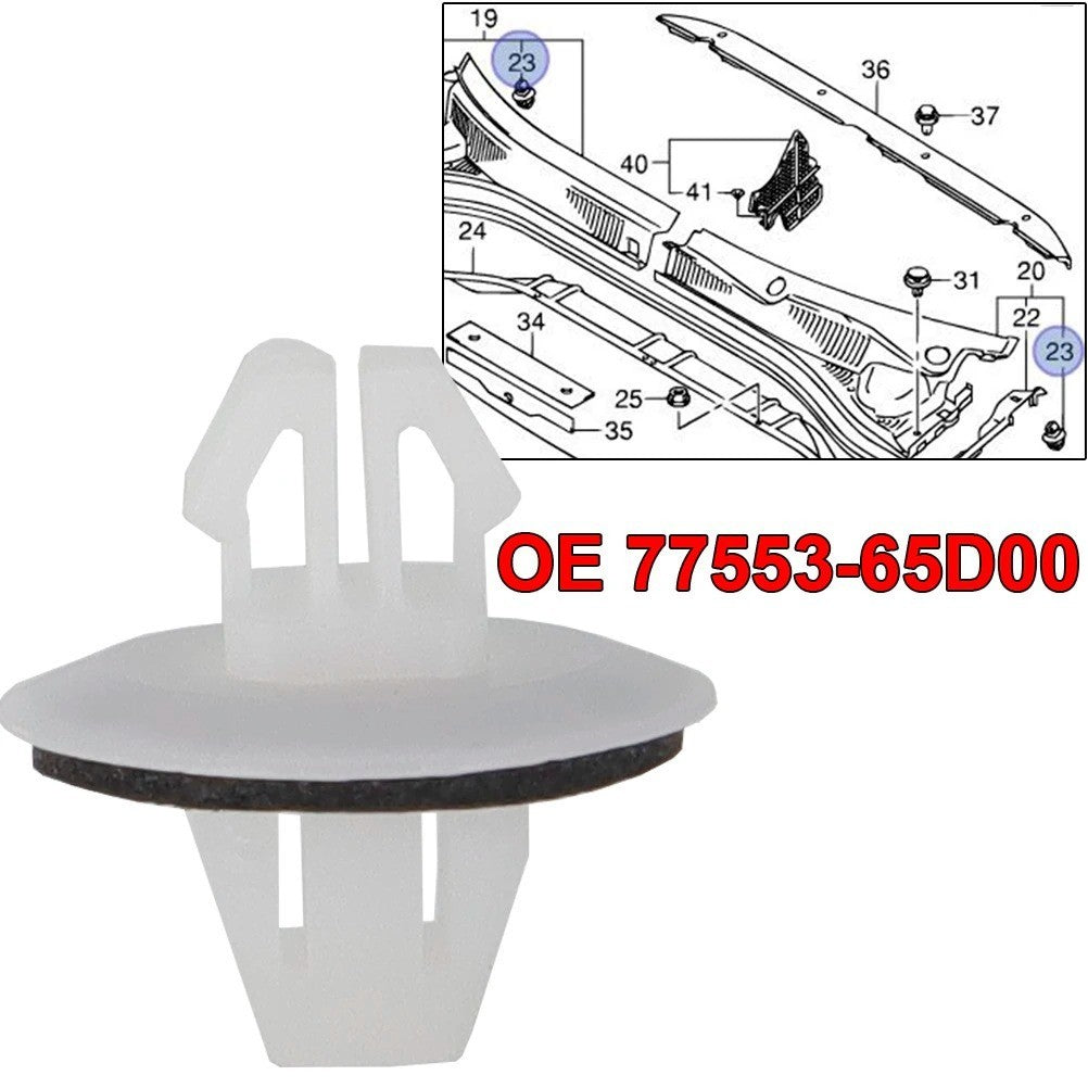 10x Car Mounting Moulding Holder Trim Clips fits For Suzuki Toyota