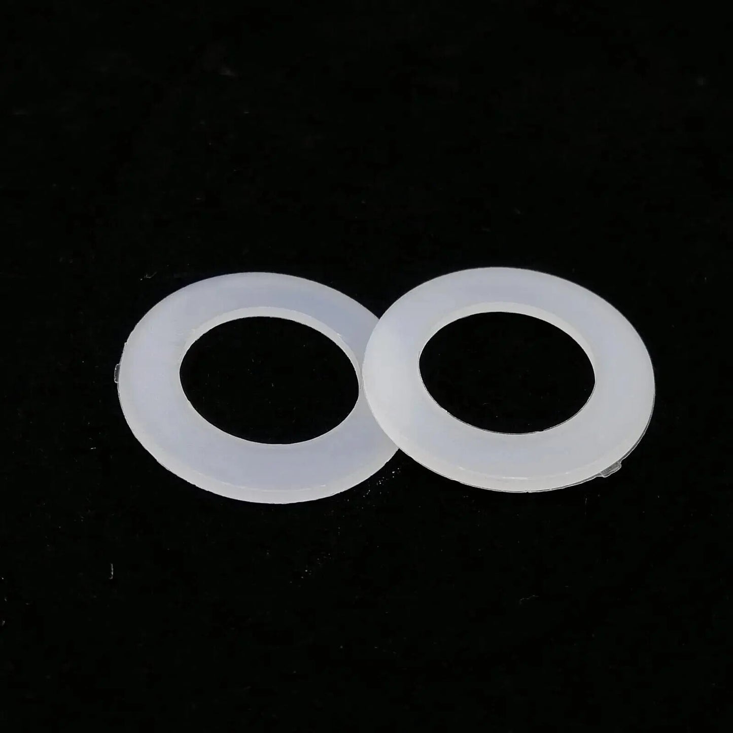 M2 - M10 Plastic White Nylon Flat Washers Plain Spacer Insulation Gasket Rings