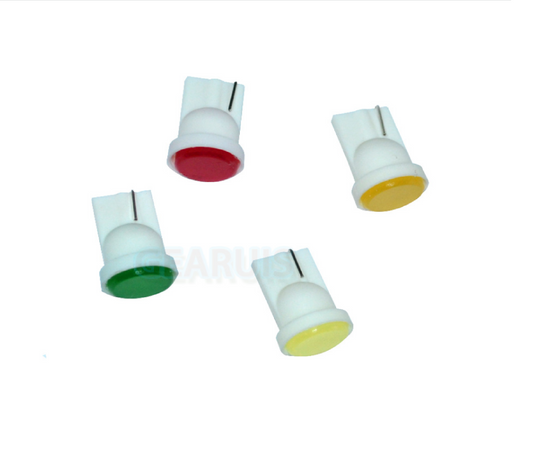 BRIGHT T10 COB LED CHIPS BULBS ICE BLUE PINK COOL WHITE BLUE RED GREEN