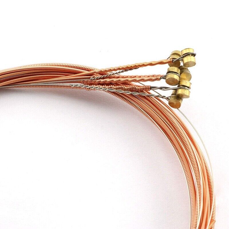 6x Copper Strings for Classic Guitar Acoustic Folk Guitar Parts