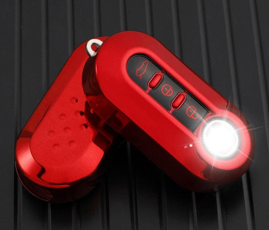 TPU Remote Key Case Cover for Fiat 500 Panda Ducato 500L Punto Bravo