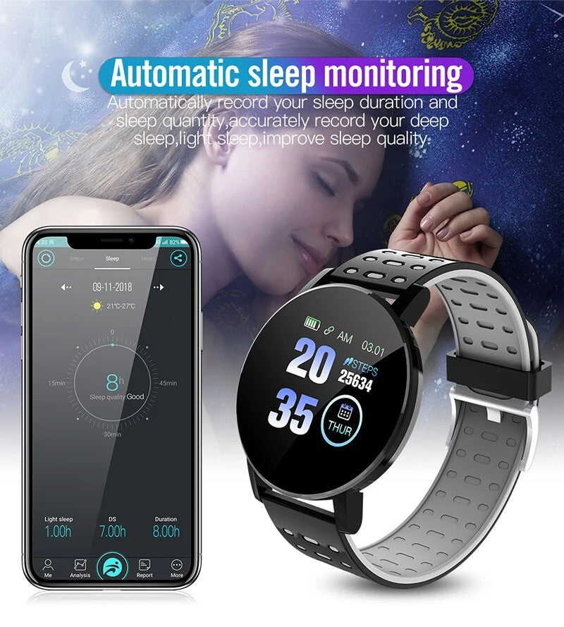 Multi Functional Smartwatch Android Alarm Clock Smart Wristband Motion Watch