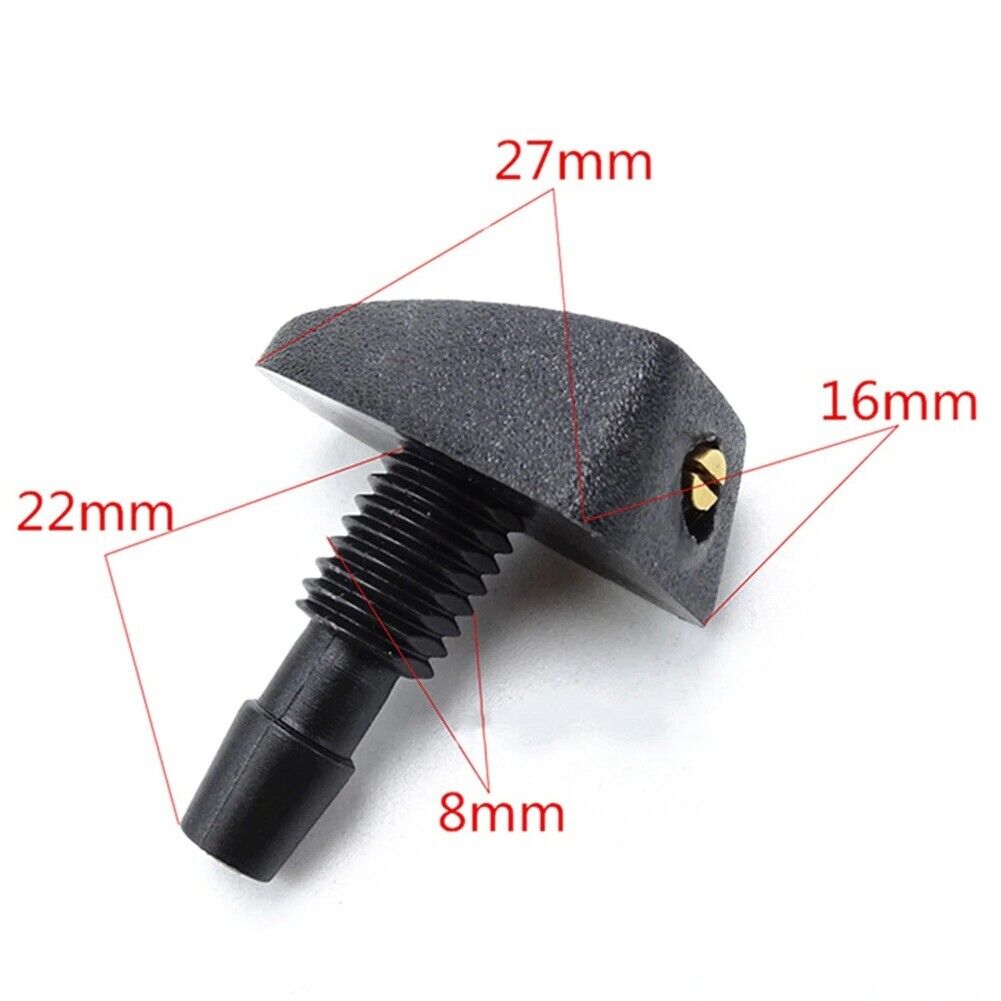 2pcs 8mm Windscreen Washer Nozzle Spray Replacement Repair for BMW