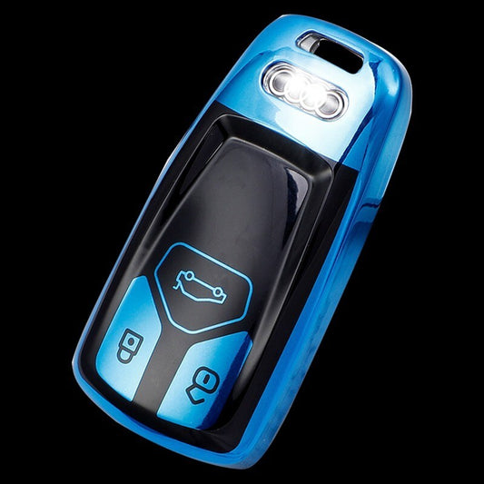 Car Key Fob Case Cover for Audi A4 B9 A5 A6 8S 8W Q5 Q7 4M S4 S5 S7 TT TTS