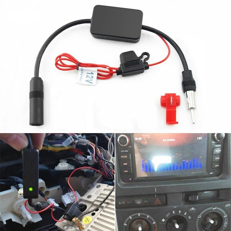 Car Radio Antenna Amplifier AM DAB FM Antenna Amplifier