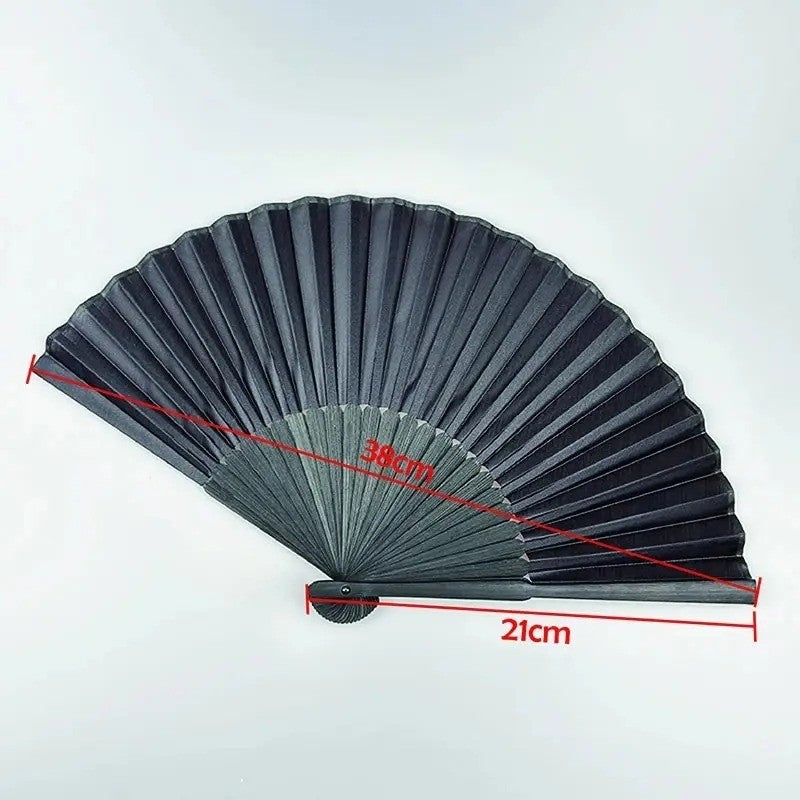 Black Hand Fan Folding Fans Dance Wedding Party Favor Chinese