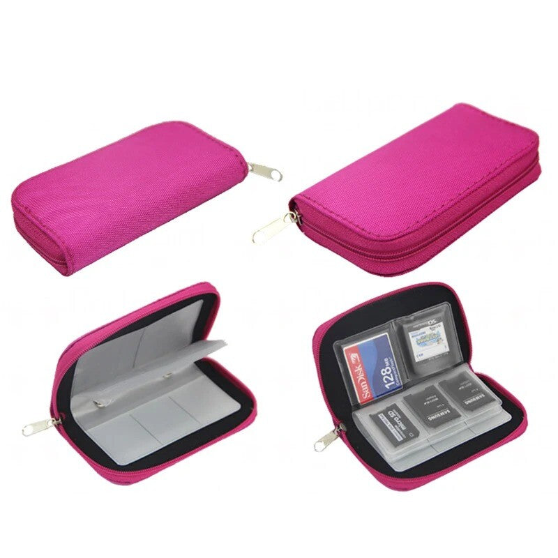 22 in 1 Game Memory Card Storage Bag Carrying Case Holder for CF/SD/Micro SD/SDH