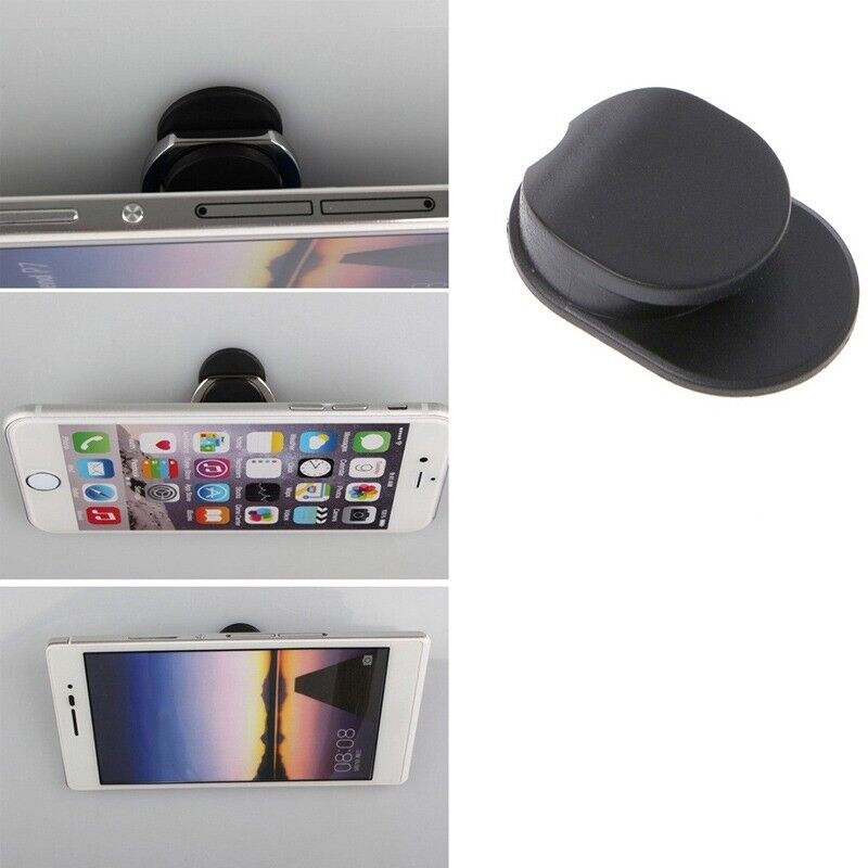 1x Car Mount Sticky Hook Holder for Phone Finger Ring USB Cable Keys Bag Hanger