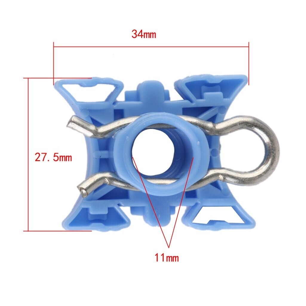 4x Volvo Window Regulator Sliding Pivot Clips (51321938884)