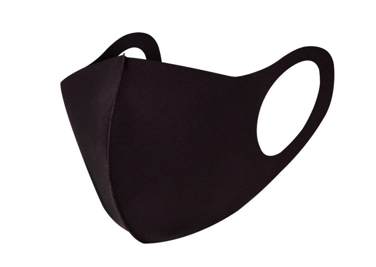 FACE MASK REUSABLE WASHABLE  4 COLOURS BLACK PINK BLUE GREY