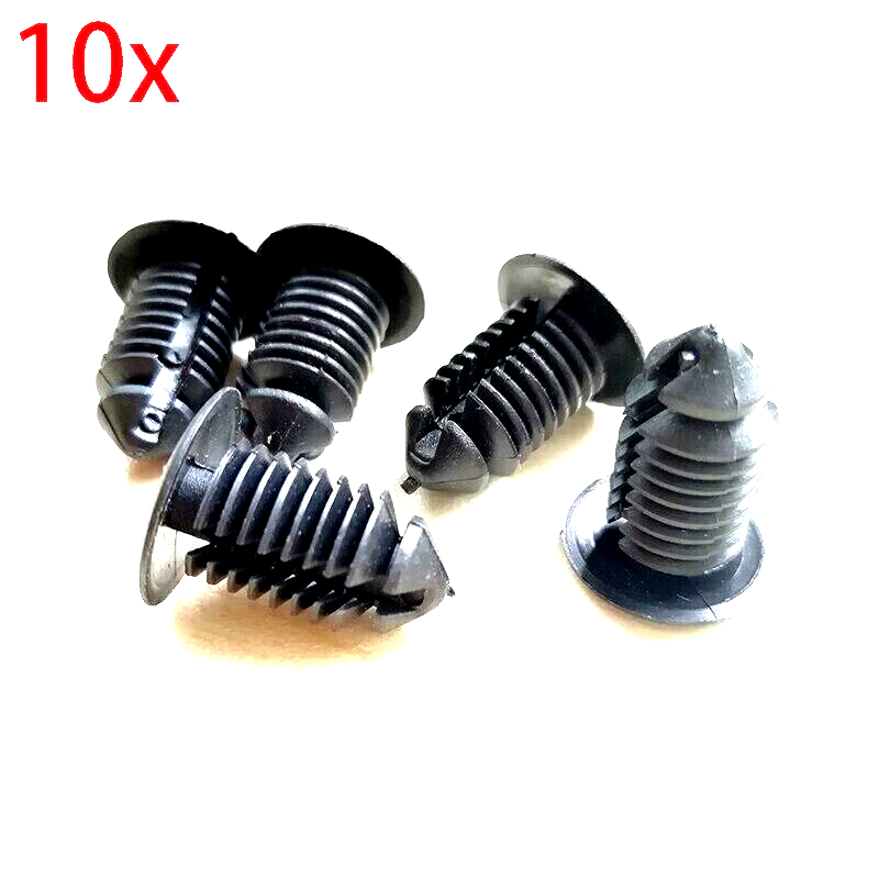 10x Auto Fastener 10mm Hole Fender Bumper Shield Retainer Clips Ford Chrysler