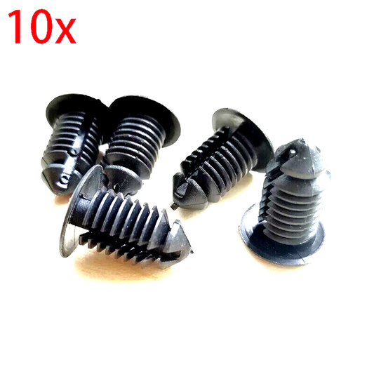 10x Auto Fastener 10mm Hole Fender Bumper Shield Retainer Clips Ford Chrysler