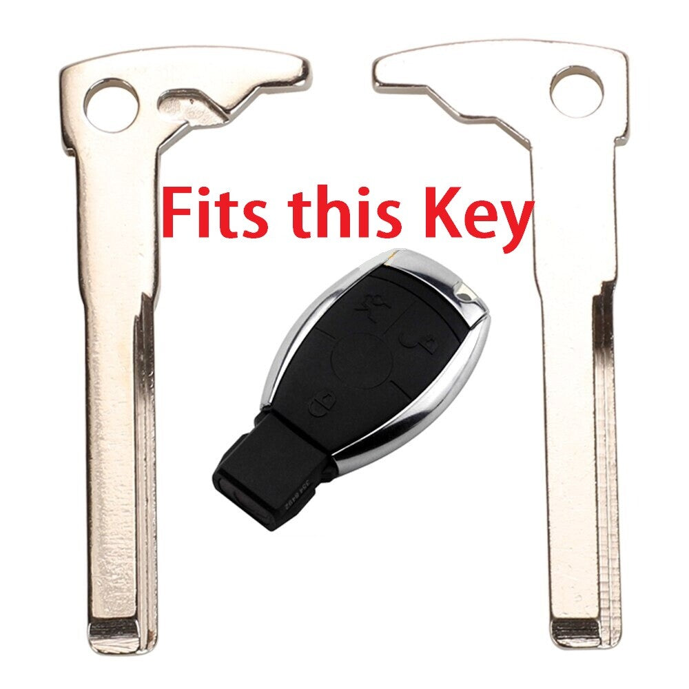 Uncut Blade Key Replacement for Mercedes Benz A E S G CLK SLK ML Class