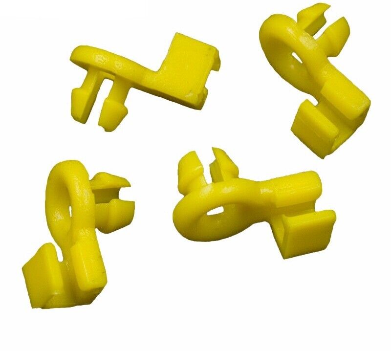 8x Door Rod Clips Plastic Rivet Fastener Retainer Car Wire Clips