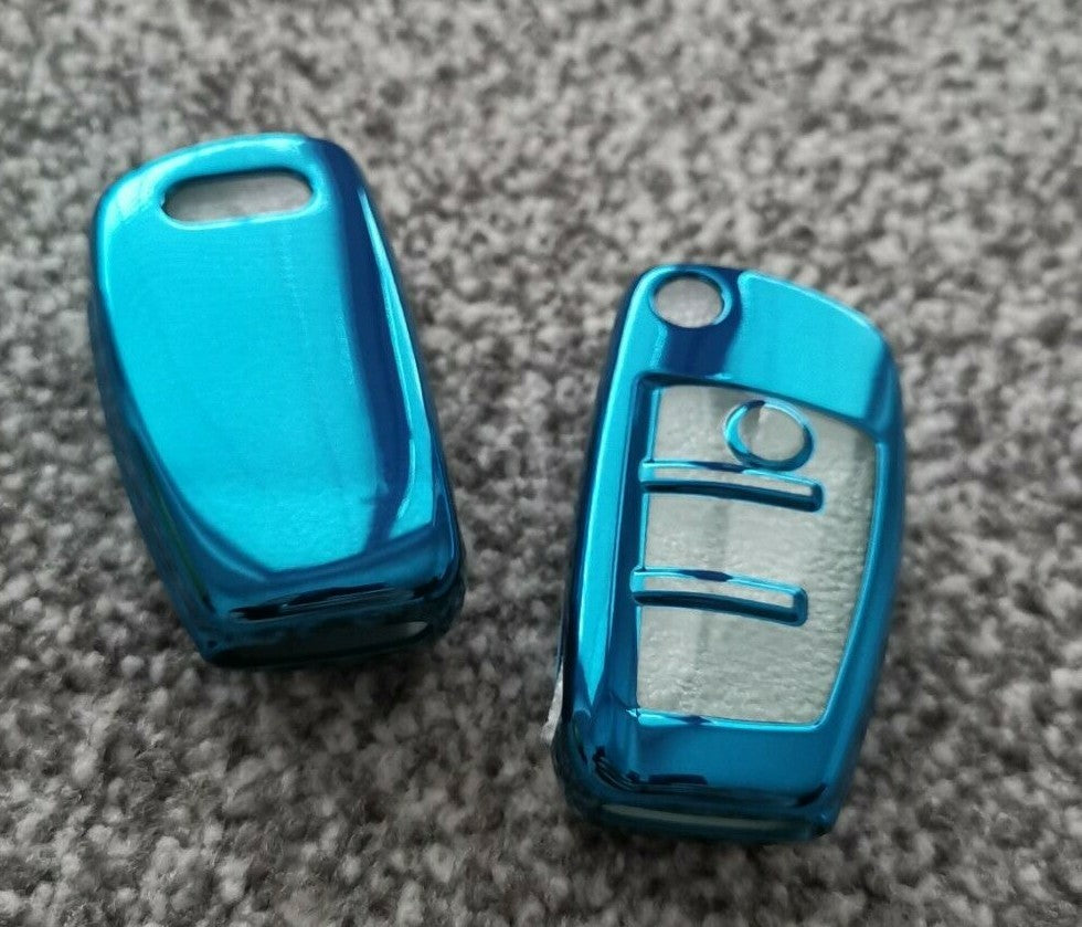 3 Button Remote Key Fob Cover Key Case for Audi Audi C5 C6 R8 A1 A3 Q3 A4